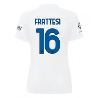 Maglie da calcio Inter Milan Davide Frattesi #16 Seconda Maglia Femminile 2023-24 Manica Corta
